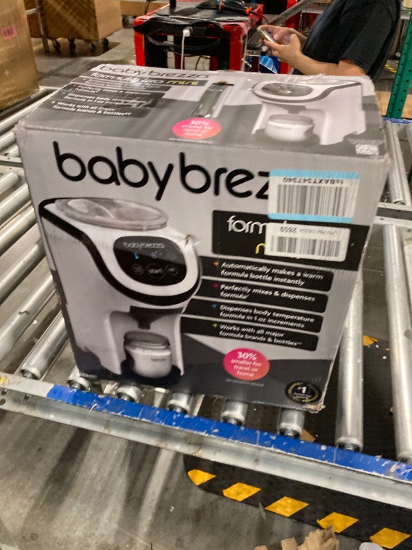 Photo 2 of Baby Brezza Formula Pro Mini Baby Formula Maker – Small Baby Formula Mixer Machine Fits Small Spaces and is Portable for Travel– Bottle Makers Makes The Perfect Bottle for Your Infant On The Go Formula Pro Mini Dispenser Machine