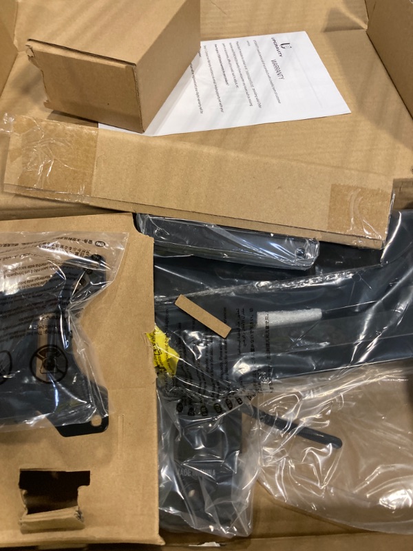 Photo 1 of Monitor Wall Mount, Computer Monitor Wall Mount for 13-35 inch Flat/Curved Screen, Gas Spring Height Adjustable Monitor Mount Wall Arm w/VESA Extension Kit, Max 200x200mm, Holds Max 26.5lbs for 32+ inch