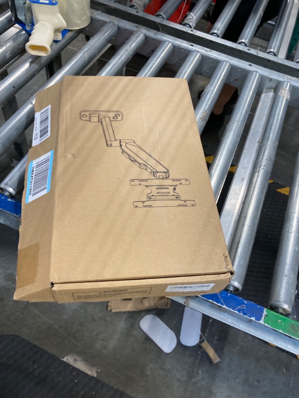 Photo 1 of Monitor Wall Mount, Computer Monitor Wall Mount for 13-35 inch Flat/Curved Screen, Gas Spring Height Adjustable Monitor Mount Wall Arm w/VESA Extension Kit, Max 200x200mm, Holds Max 26.5lbs for 32+ inch