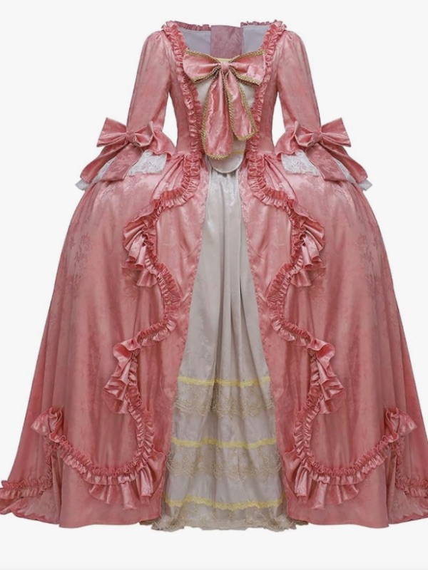 Photo 1 of Court Rococo Baroque Marie Antoinette Ball Dresses 18th Century Georgian Era Costumes Dress Victorian Ball Gown xs