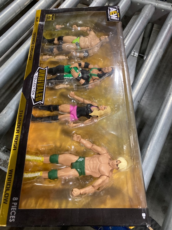 Photo 2 of All Elite Wrestling AEW Unrivaled Champion 4 Pack - Four 6-Inch Figures with Title Belts and Accessories - Amazon Exclusive