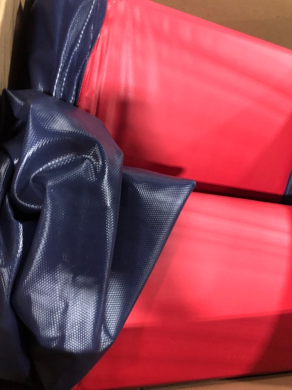 Photo 1 of V-HANVER Foldable Dog Pool Collapsible Heavy Duty PVC Pet Pool Bath Tub for XLarge Dogs and Puppies, 71 X 12 inch XXXL - 71" x 12" Red