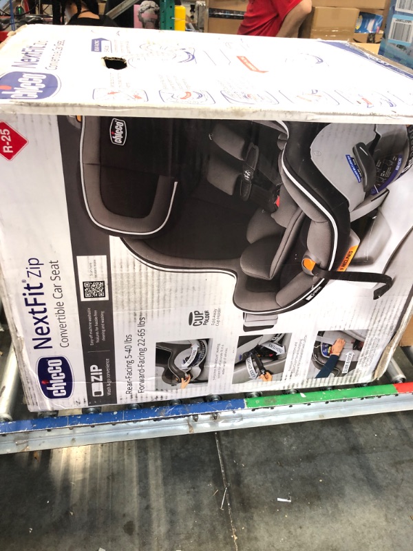 Photo 1 of Chicco NextFit Zip Convertible Car Seat | Rear-Facing Seat for Infants 12-40 lbs. | Forward-Facing Toddler Car Seat 25-65 lbs. | Baby Travel Gear | Carbon Carbon NextFit Zip