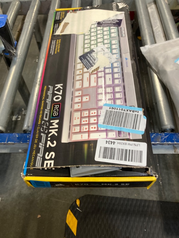 Photo 2 of (BROKEN KEYS) Corsair K70 PRO RGB Optical-Mechanical Gaming Keyboard - OPX Linear Switches, PBT Double-Shot Keycaps, 8,000Hz Hyper-Polling, Magnetic Soft-Touch Palm Rest...
