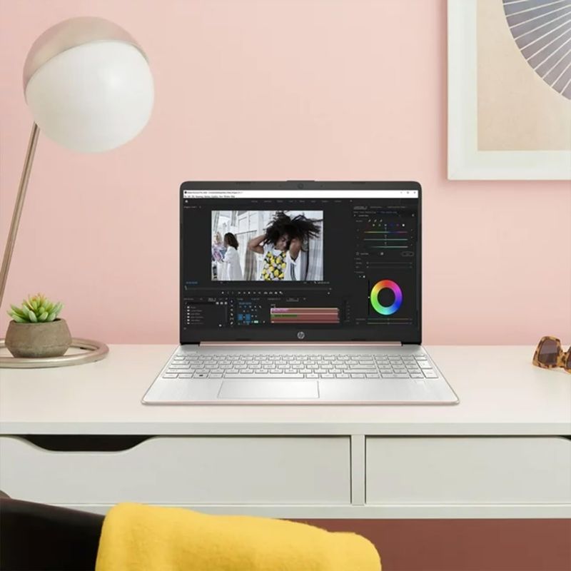 Photo 1 of HP Portable Laptop, 15.6" HD Anti-Glare Display, AMD Ryzen 3 3250U, 16GB RAM, 2TB PCIe SSD, Student and Business, Webcam, Fingerprint Reader, Wi-Fi, Windows 11 Home, Gray, 

