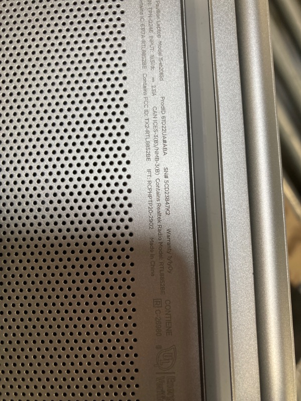 Photo 1 of HP Portable Laptop, 15.6" HD Anti-Glare Display, AMD Ryzen 3 3250U, 16GB RAM, 2TB PCIe SSD, Student and Business, Webcam, Fingerprint Reader, Wi-Fi, Windows 11 Home, Gray, 
