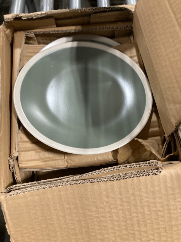 Photo 3 of  4394/12214 Plate, 3.7 inches (9.5 cm), Color Trio, Graphite, Microwave Safe, Dishwasher Safe, 4 Piece, , Fine Porcelain