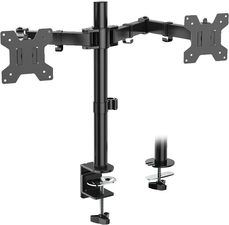 Photo 1 of Dual Monitor Desk Mount, Monitor Stand for 2 Monitors