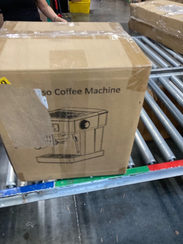 Photo 1 of Homtone Espresso Machine 20 Bar, Stainless Steel Espresso Machine with Milk Frother for Cappuccino, Latte, Touch Screen Espresso Coffee Maker for Home HBUS-0125