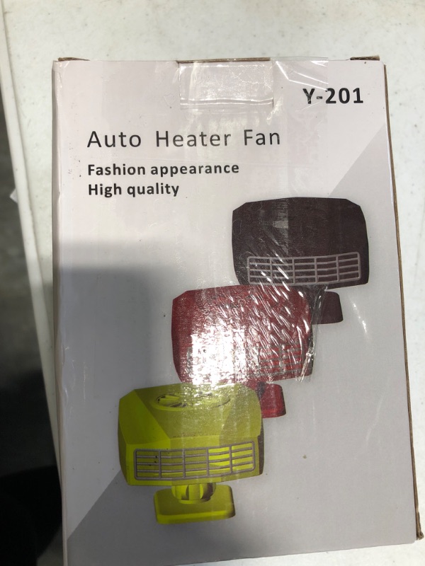 Photo 1 of 12V Car Heater That Plugs into Cigarette Lighter, Portable Car Defroster, Car Heater for Camping-150W (Black)