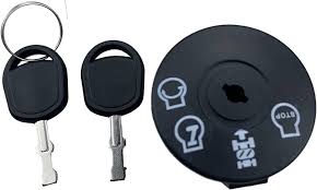 Photo 1 of 193350, 532193350 Switch Starter Ignition Key Switch Replaces AYP, Husqvarna, Craftsman, Sears, Poulan Lawn Mower Rider 7 Terminals Switch with 2 Keys