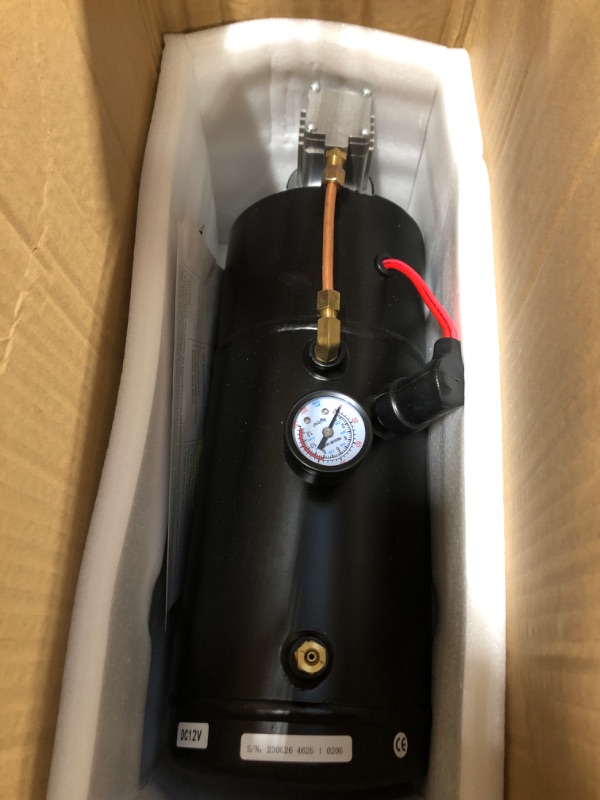 Photo 1 of 12V 4 Trumpets Train Horn Kit 150psi Complete Onboard System - 150psi Air Compressor, 1.5 Gallon Air Tank, 4 Trumpets. Fits Any Vehicle/Truck/Car/Semi/Pickup/Jeep/RV/SUV Super Loud 