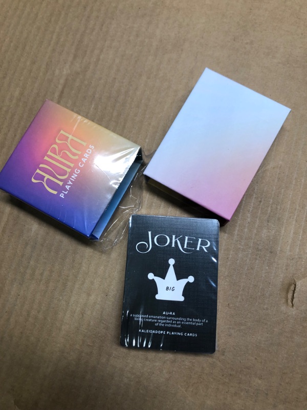 Photo 1 of Aura Playing Cards, Unique Playing Cards, Gifts