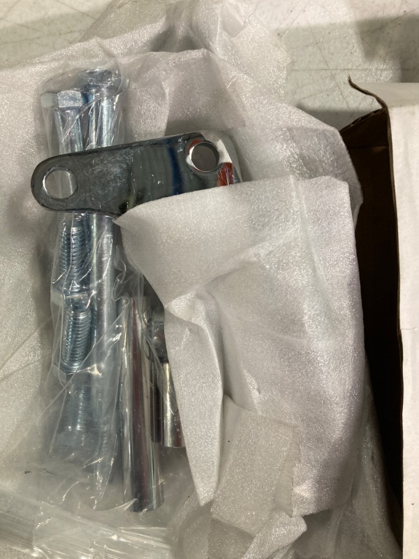 Photo 1 of SBC Chrome Long Water Pump Alternator Bracket Compatible for Chevy SBC SB 305 350 Long Water Pump w/Hardware LWP