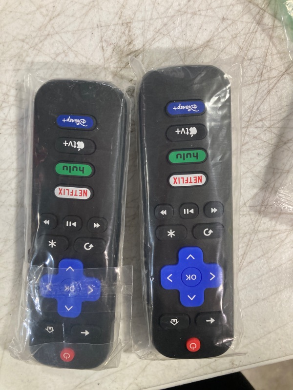 Photo 2 of ?Pack of 2? New Universal TV Remote for All Roku TV?Replacement Remote Compatible Only for Roku TV Remote, Replacement for TCL Roku/for Hisense Roku/for Onn Roku TV(Not for Roku Stick and Box) 2 pieces