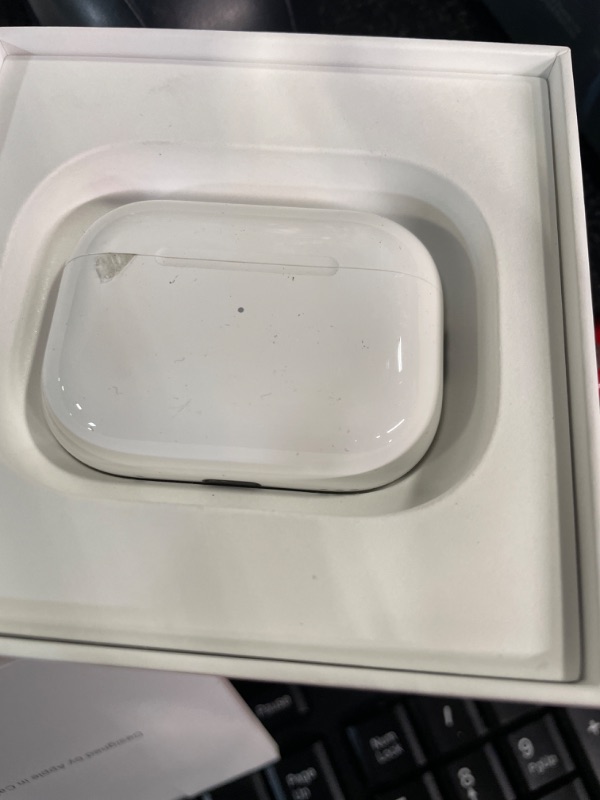 Photo 2 of Apple AirPods Pro (2nd Generation) Wireless Ear Buds with USB-C Charging, Up to 2X More Active Noise Cancelling Bluetooth Headphones, Transparency Mode, Adaptive Audio, Personalized Spatial Audio
