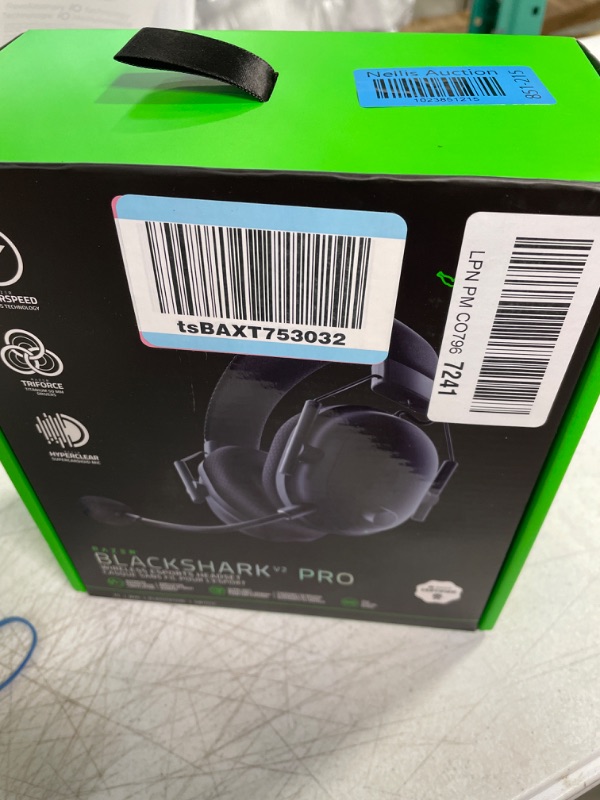 Photo 2 of Razer BlackShark V2 Pro Wireless Gaming Headset: THX 7.1 Spatial Surround Sound - 50mm Drivers - Detachable Mic - for PC, PS5, PS4, Switch, Black Classic Black