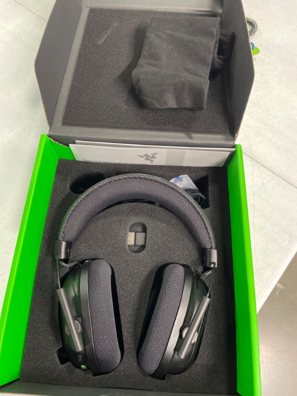 Photo 3 of Razer BlackShark V2 Pro Wireless Gaming Headset: THX 7.1 Spatial Surround Sound - 50mm Drivers - Detachable Mic - for PC, PS5, PS4, Switch, Black Classic Black