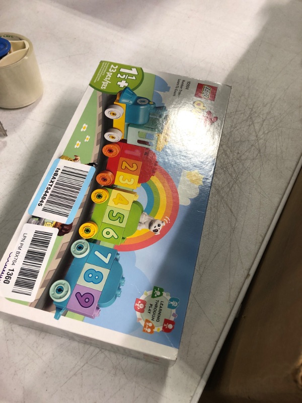 Photo 2 of LEGO DUPLO My First Number Train - Learn to Count 10954 Building Toy; Introduce Boy and Girl Toddlers Age 2,3,4,5 Year Old to Numbers and Counting; New 2021 (23 Pieces)