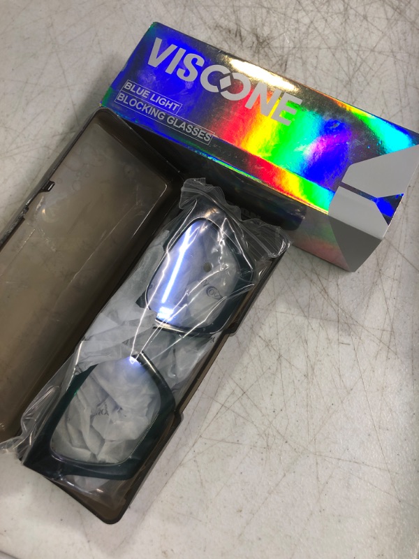 Photo 1 of VISOONE Blue Light Blocking Glasses Rectangle Chic Preppy Look MultiColor Frame for Women Men RIVER River Upg Basil Green