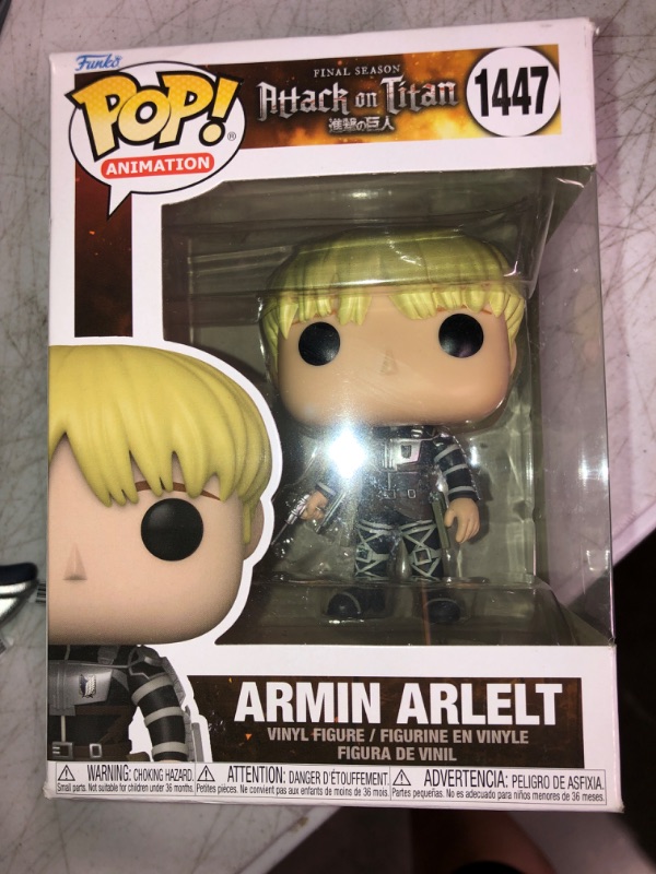 Photo 2 of Funko Pop! Animation: Attack on Titan - Armin Arlelt with Chase (Styles May Vary)