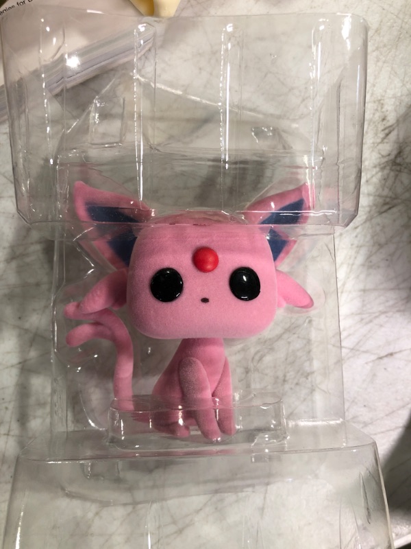 Photo 2 of Funko Pop! Games: Pokemon - Espeon Flocked, Amazon Exclusive