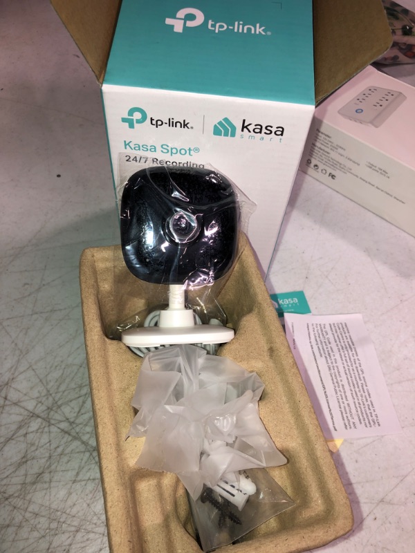 Photo 2 of Kasa Smart 2K QHD Indoor Security Camera, Person/Baby Crying/Motion Detection, 2-Way Audio, 30Ft. Night Vision, Cloud/SD Card Storage(Up to 256 GB), Works with Alexa & Google Home (KC400)