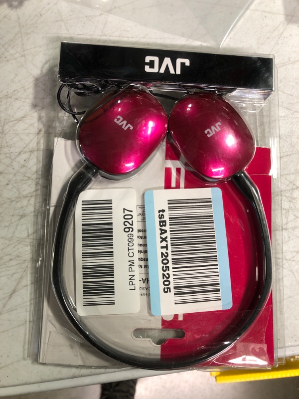 Photo 1 of JVC HAS160P Headphones, One Size Pink