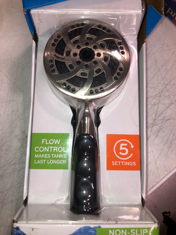 Photo 1 of ETL Oxygenics 92489 Fury RV Handheld Shower - Brushed Nickel 1