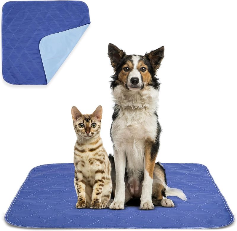 Photo 1 of Beck’s USA Made Reusable Pet Pee Pads for Dog & Cat Pee Problems|Advanced Leak Free Design + Color Change Wetness Indicator| 1 Pad= 500 Disposable |Crate Training Waterproof Puppy Pad or Cat Pee Pad