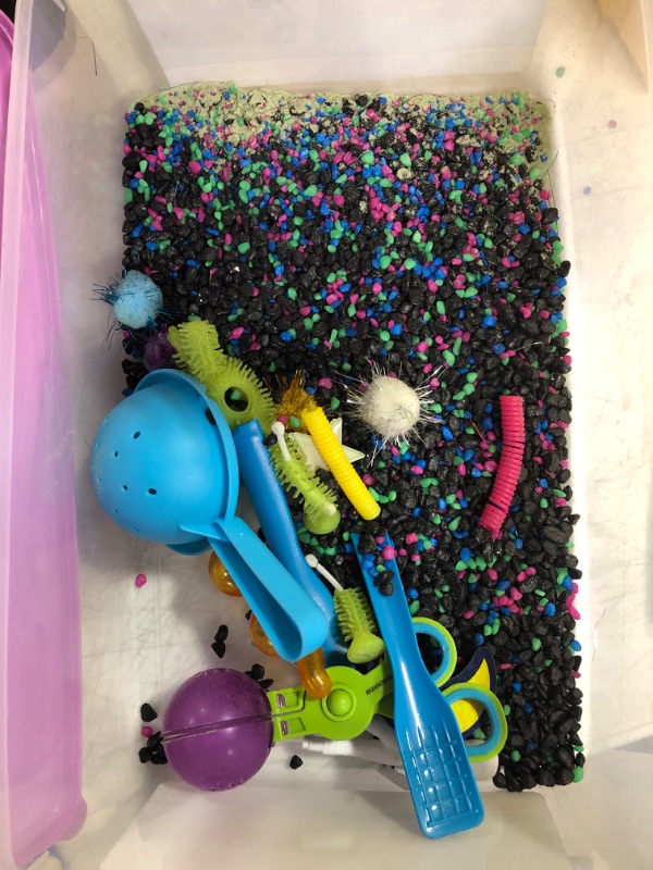 Photo 4 of Creativity for Kids Sensory Bin: Ice Cream Shop Playset - Pretend Play, Early Learning Fine Motor Skills Toys for Girls and Boys, Toddler Sensory Toys1023852317
