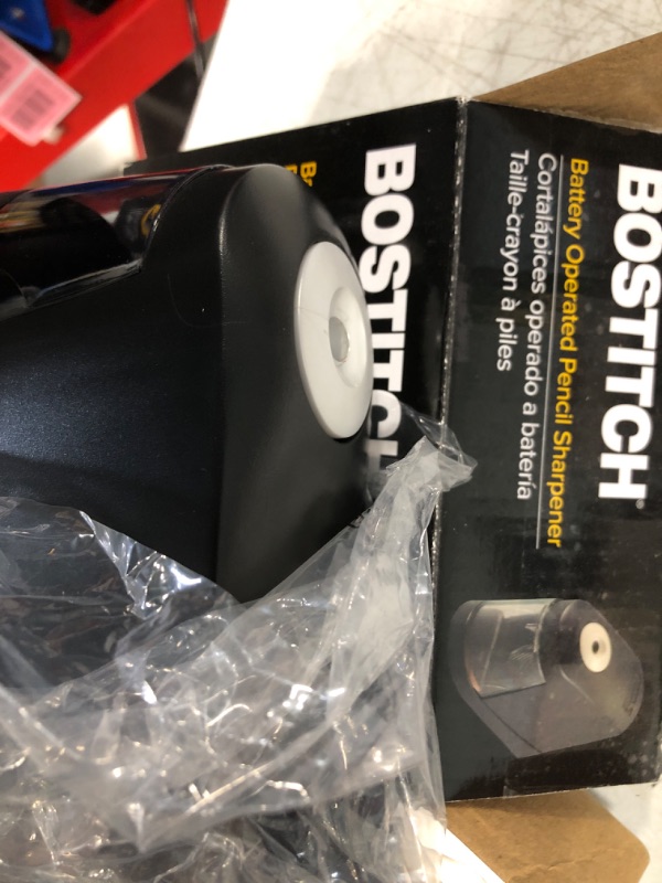 Photo 2 of Stanley Bostitch Battery Desktop Pencil Sharpener, Black (02697)