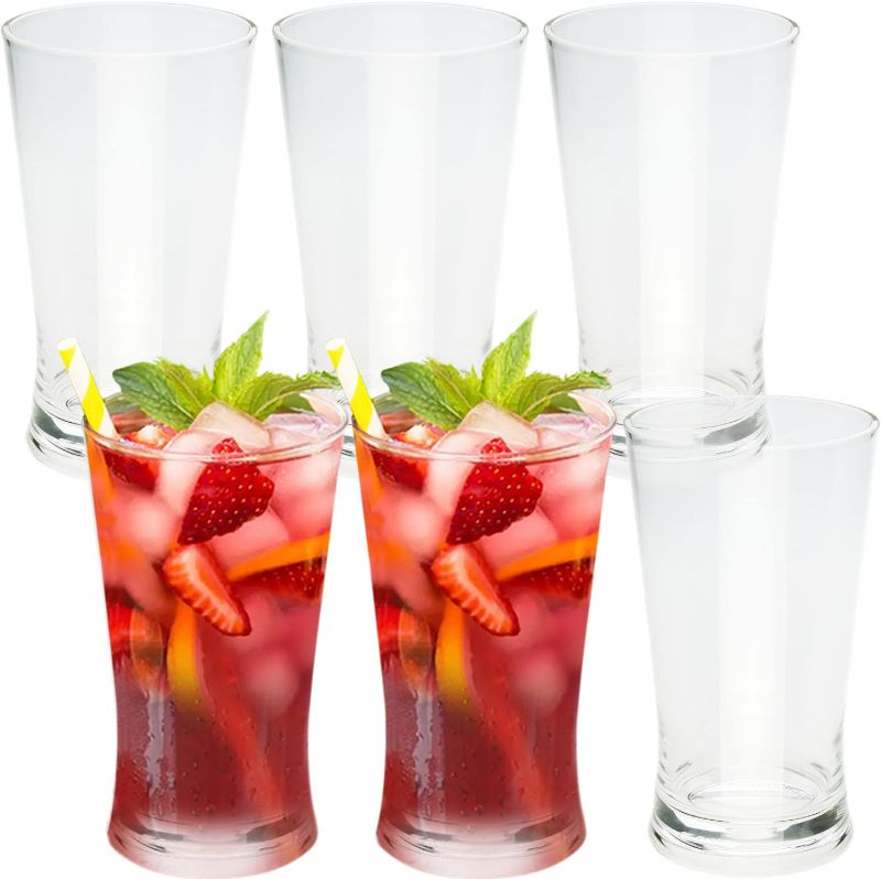 Photo 1 of Clear Plastic Tumblers Set of 6, 24oz Acrylic Reusable Drinking Glasses Water Tumblers, BPA-free Water Cups for Parties, Holidays, Everyday Use