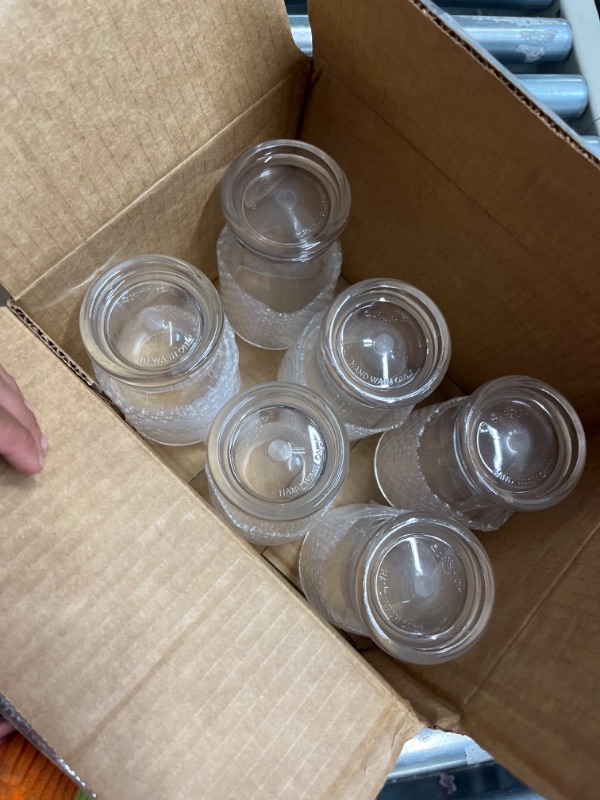 Photo 3 of Clear Plastic Tumblers Set of 6, 24oz Acrylic Reusable Drinking Glasses Water Tumblers, BPA-free Water Cups for Parties, Holidays, Everyday Use