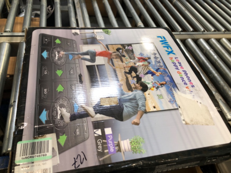 Photo 1 of Dance Mat for Kids and Adults - FWFX Musical Electronic Dance Mats with HD Camera, Double User Wireless Dancing Mat Game for TV, Fitness Dance Step Pad Gift for Girls & Boys Age 6+