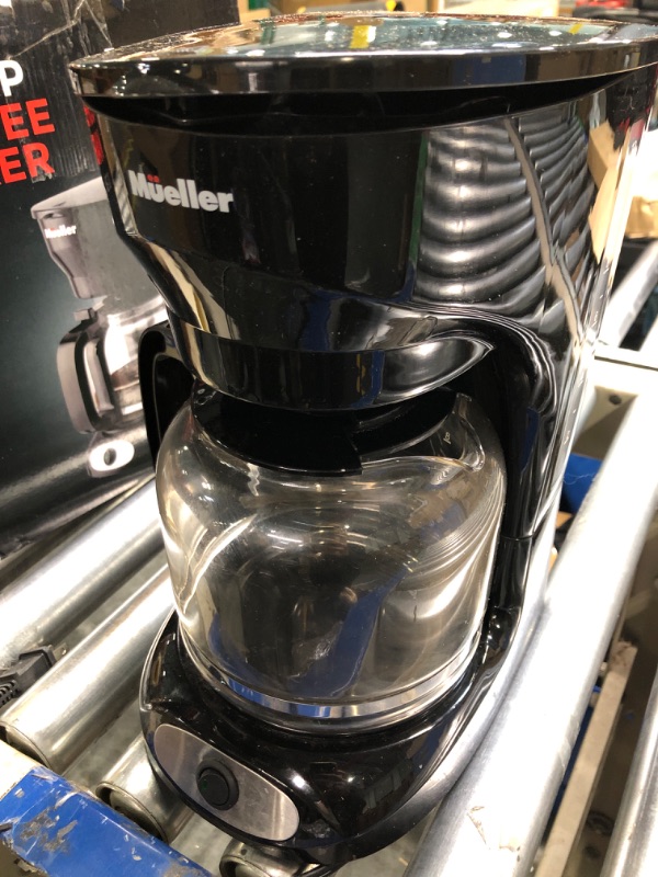 Photo 2 of ***VERY USED*** Mueller 12-Cup Drip Coffee Maker - Borosilicate Carafe, Auto-Off, Reusable Filter, Anti-Drip, Keep-Warm Function, Clear Water Level Window Coffee Machine, Ideal for Home or Office