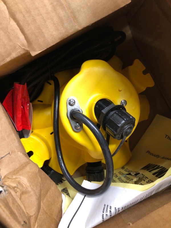 Photo 2 of ***very damage box*** 0.16 hp. WaterBUG Submersible Utility Pump with Multi-Flo Technology