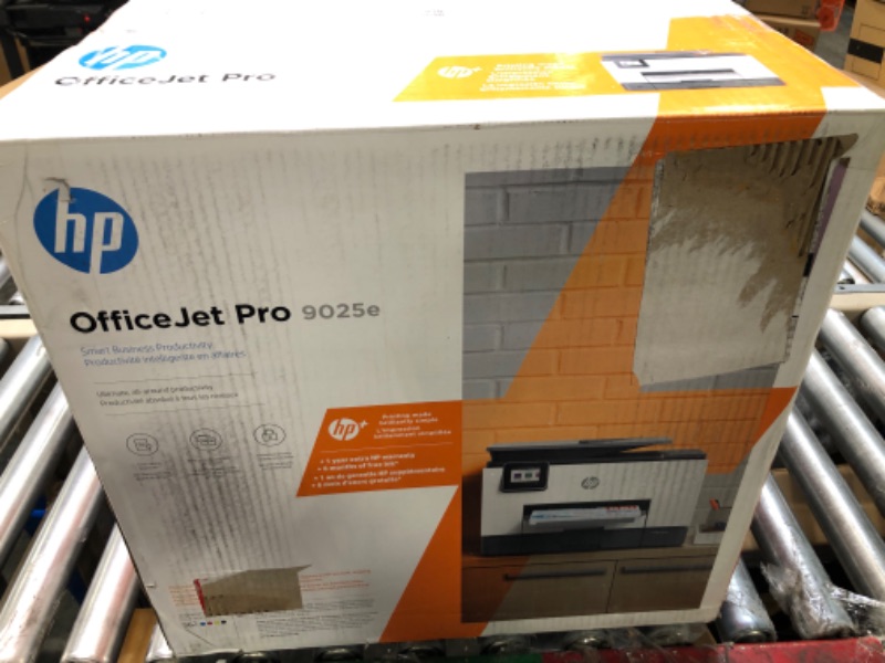 Photo 2 of HP OfficeJet Pro 9025e Wireless Color All-in-One Printer with Bonus 6 Months Instant Ink with HP+ 9025e - Advanced Printer