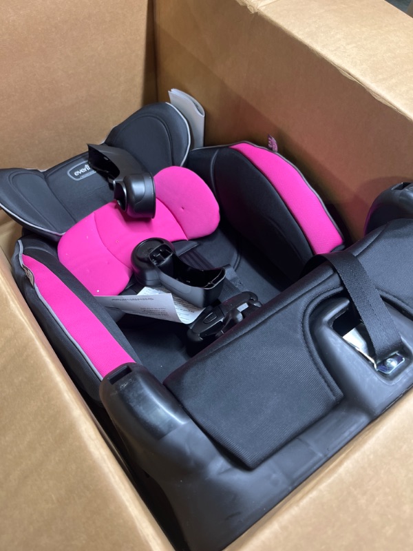 Photo 1 of Evenflo Chase Sport Harnessed Booster Car Seat, Jayden 18x18.5x29.5 Inch (Pack of 1)