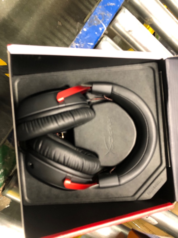 Photo 1 of HyperX Cloud III – Wired Gaming Headset, PC, PS5, Xbox Series X|S, Angled 53mm Drivers, DTS, Memory Foam, Durable Frame, Ultra-Clear 10mm Mic, USB-C, USB-A, 3.5mm – Black/Red Black/Red Wired