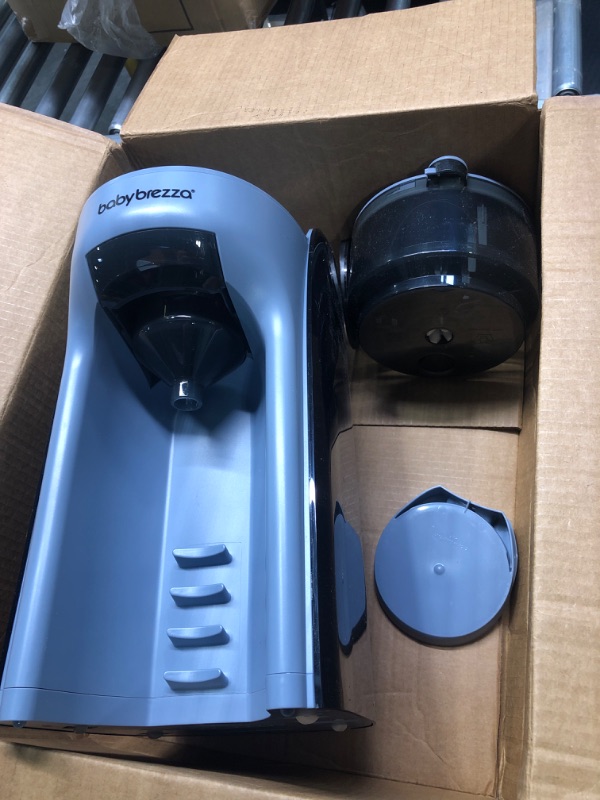 Photo 2 of ***COLOR BLUE, VERY USED*** Baby Brezza New and Improved Formula Pro Advanced Formula Dispenser Machine - Automatically Mix a Warm Formula Bottle Instantly - Easily Make Bottle with Automatic Powder Blending, 