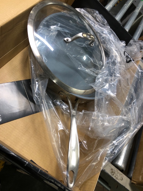 Photo 1 of ***VERY USED*** ZWILLING Spirit 3-ply Ceramic Nonstick Saute Pan, 5-qt, Stainless Steel