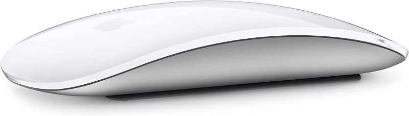 Photo 1 of Apple Magic Mouse: Wireless, Bluetooth, Rechargeable. Works with Mac or iPad; Multi-Touch Surface - White