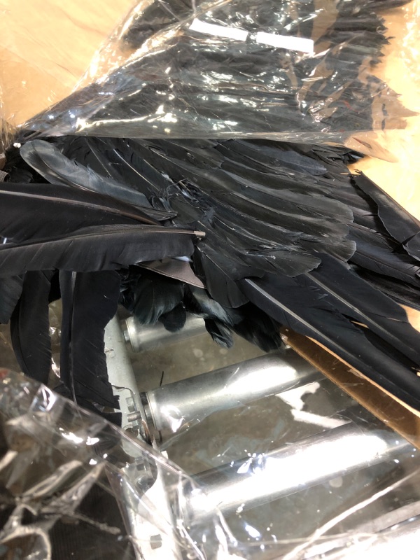 Photo 1 of  (TM Super Large Feather Butterfly Fairy Angel Wings 2 color Black or White