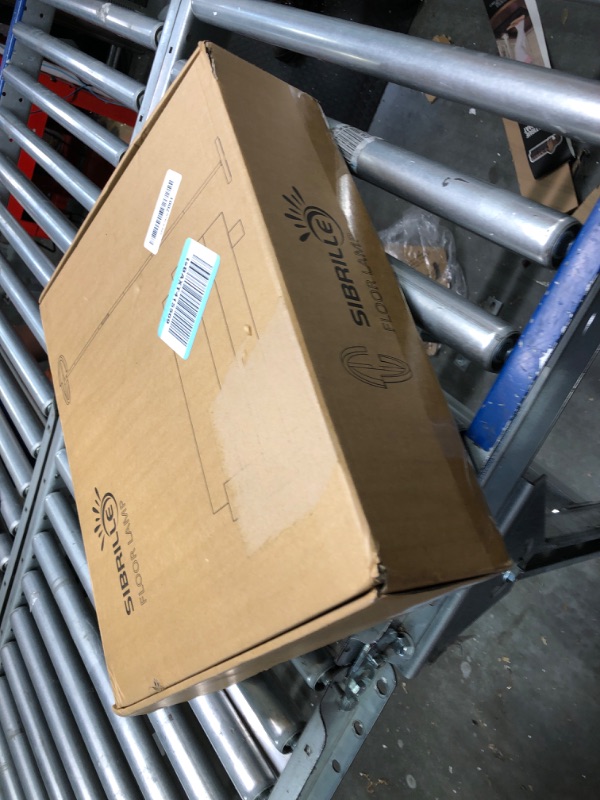 Photo 1 of Floor Lamps for Living Room,SIBRILLE Modern Stepless Dimmable Standing Lamp 3000-6000K,20W LED Rotatable Reading Light,Touch&Remote Control Uplighter Floor Lamp for Living Room Bedroom Office Black