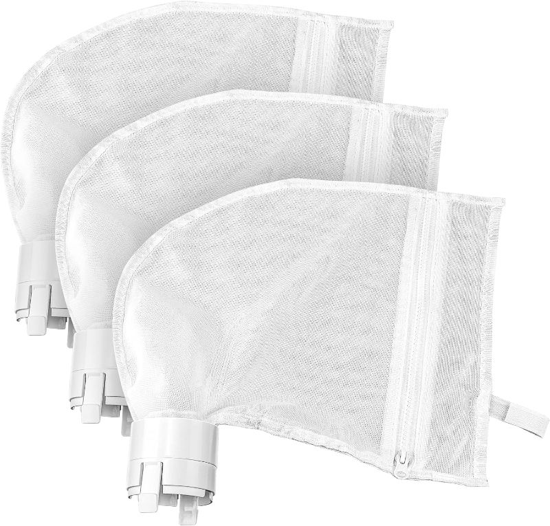 Photo 1 of 3 Pack 360 380 for Polaris Bags All Purpose Filter Bag for Polaris Replacement Parts for Pool Cleaner Bags