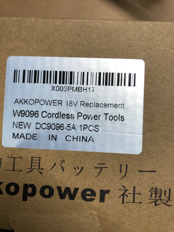 Photo 3 of 18V Replacement Battery for DeWalt: 5.0Ah 18 Volt XRP Batteries for DC9096 DC9098 DE9098 DE9096 DE9098 DW9096 Cordless Power Tools 1 Count (Pack of 1)