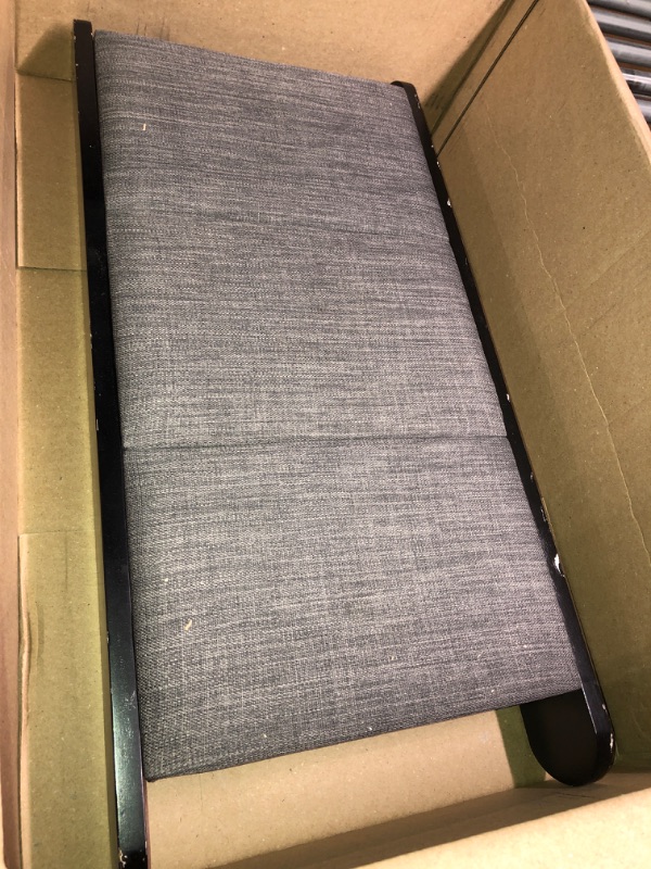 Photo 3 of ****USED//CHIPPED****  PETMAKER Pet Ramp - Foldable Wooden Dog Ramp for Getting onto Beds, Couches, or Into Vehicles - Dog Accessories for Small Dogs (Black/Gray)