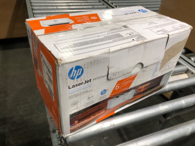 Photo 2 of HP LaserJet M110we Wireless Black and White Printer with HP+ and Bonus 6 Months Instant Ink (7MD66E) New Version: HP+, M110we