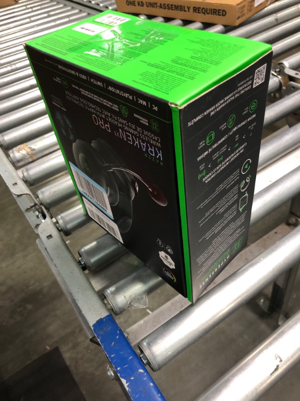 Photo 1 of Kraken V3 Pro HyperSense Wireless 7.1 Surround Sound Gaming Headset for PC with Chroma RGB Lighting